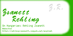 zsanett rehling business card